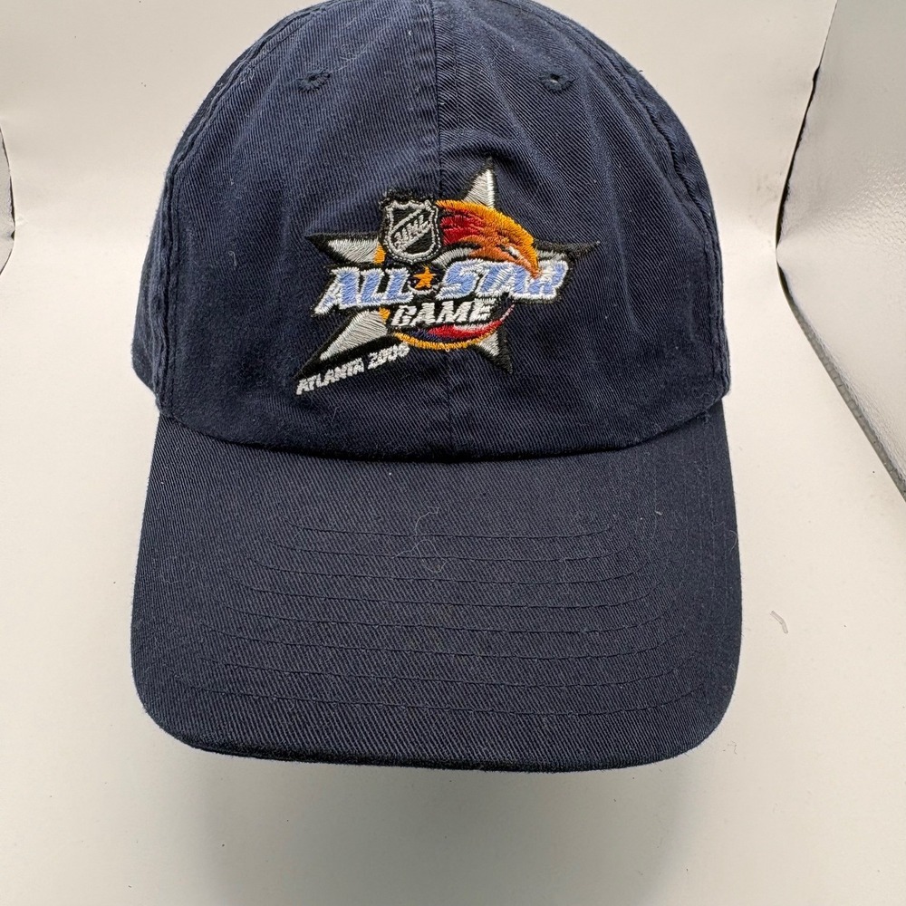 New Era NHL All Star Game Atlanta 2008 Adjustable Hat Navy Blue Mens OSFA